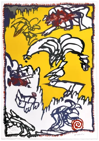 Литография Alechinsky - Sans Titre
