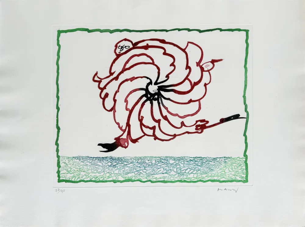 Офорт Alechinsky - Sans titre