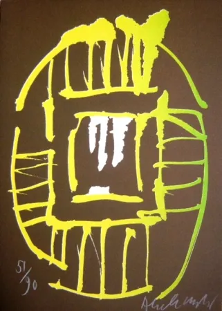 Литография Alechinsky - Sans titre