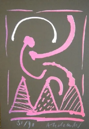 Литография Alechinsky - Sans titre 7