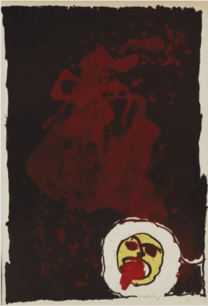 Литография Alechinsky - Sans Titre