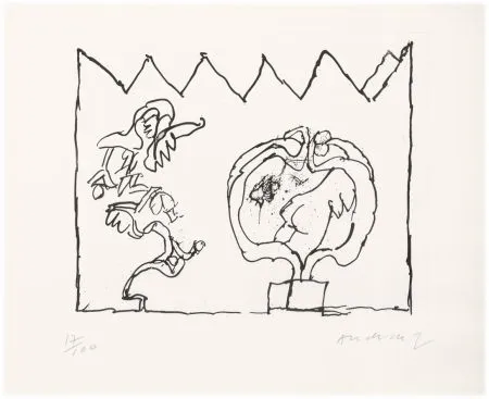 Офорт Alechinsky - Sans titre