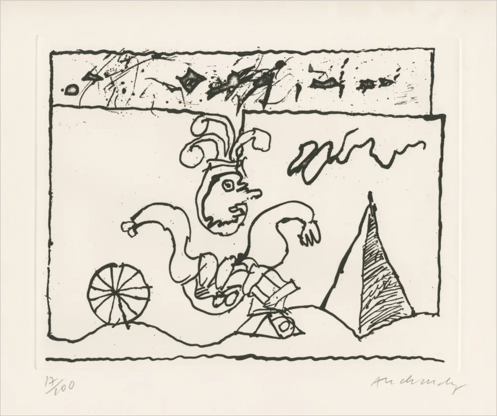 Офорт Alechinsky - Sans titre