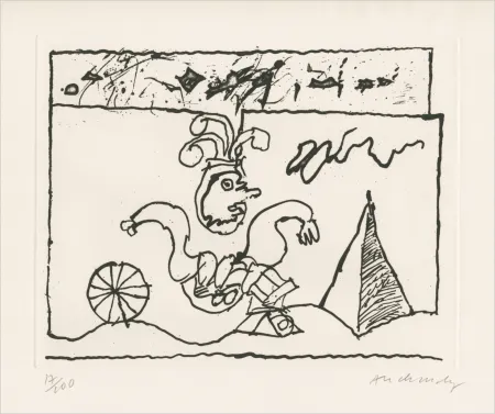 Офорт Alechinsky - Sans titre