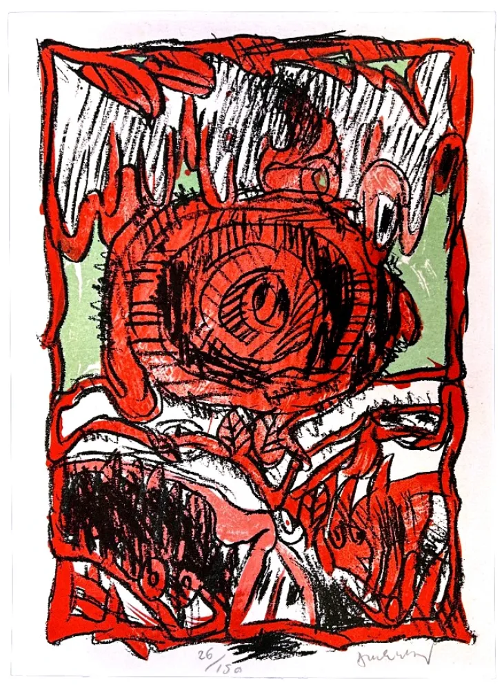 Литография Alechinsky - Schismes 1