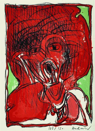 Литография Alechinsky - Schismes