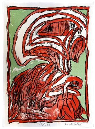 Литография Alechinsky - Schismes 3