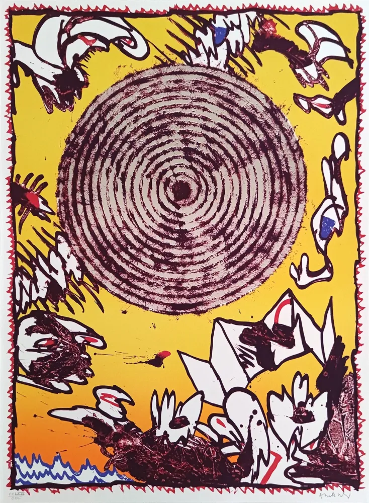 Литография Alechinsky - Seoul