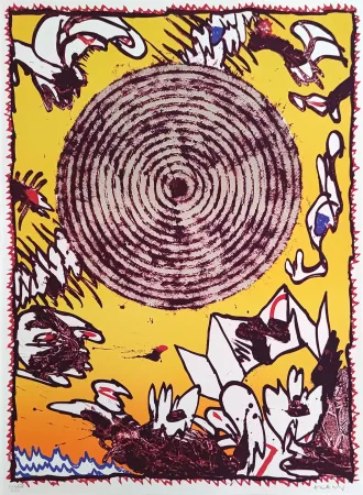 Литография Alechinsky - Seoul