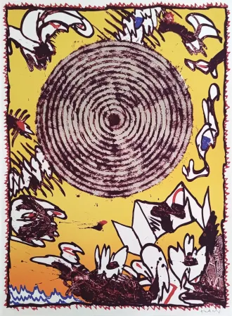 Литография Alechinsky - Seoul