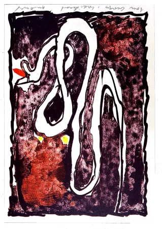 Литография Alechinsky - Serpent