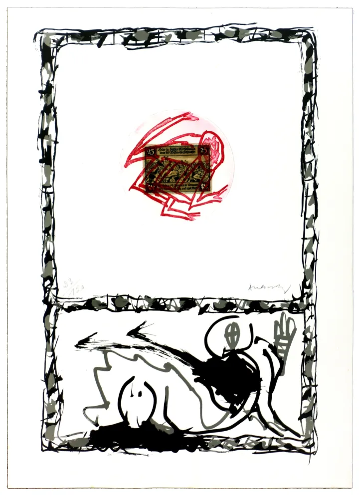 Офорт Alechinsky - Serpent I