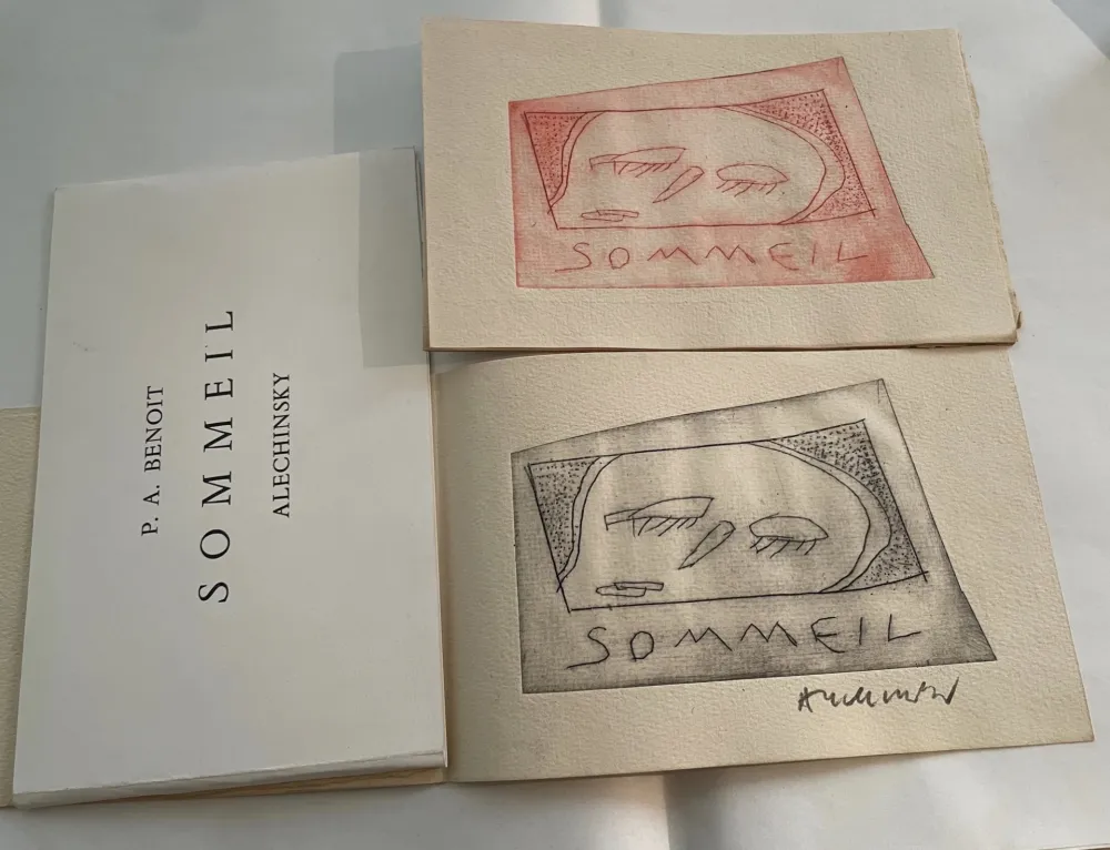 Гравюра Alechinsky - Sommeil