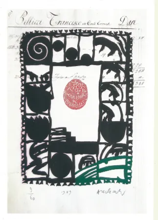 Гравюра Alechinsky - Souvenir de Bruxelles