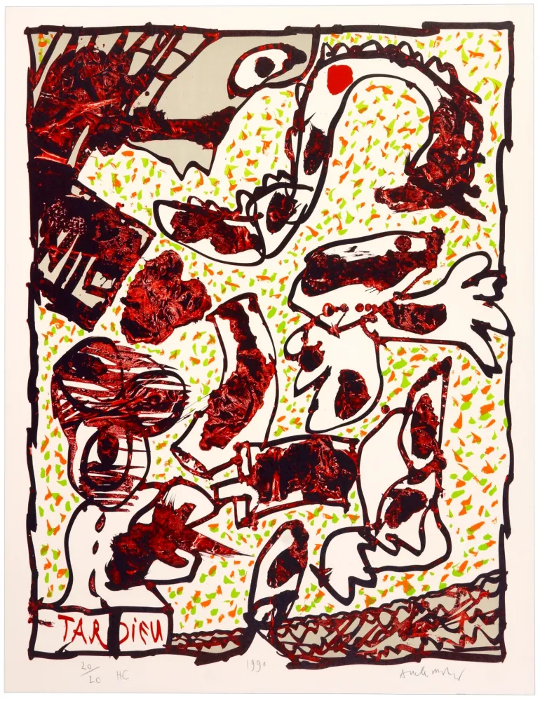 Литография Alechinsky - Tardieu