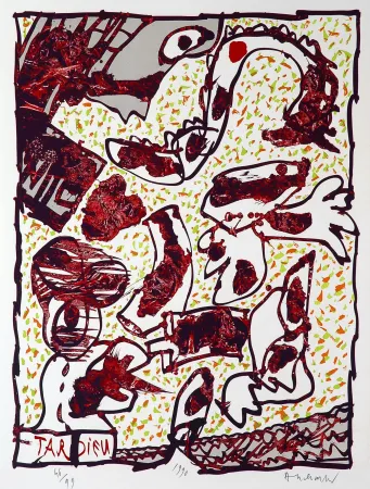 Литография Alechinsky - Tardieu