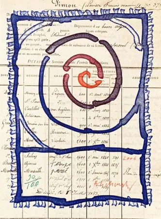 Гравюра Alechinsky - Temps passé