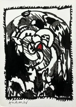 Нет Никаких Технических Alechinsky -  Tête Bêche, 1987