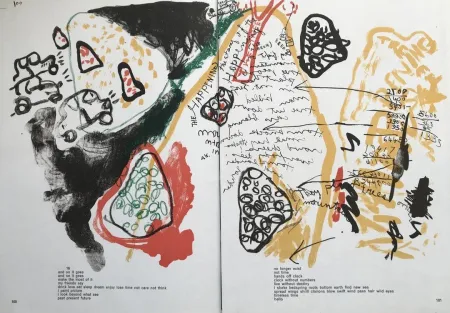 Литография Alechinsky - The Happening (One Cent Life)