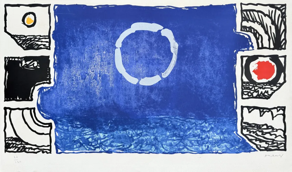 Литография Alechinsky - Théatre pacifique