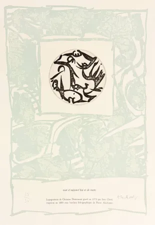 Офорт Alechinsky - Tour d'aujourd'hui