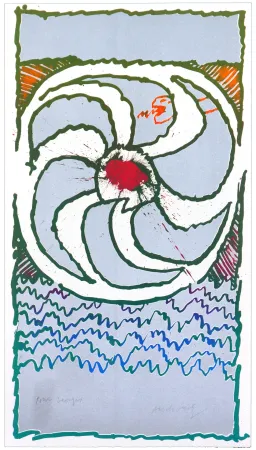 Литография Alechinsky - Tout à trac