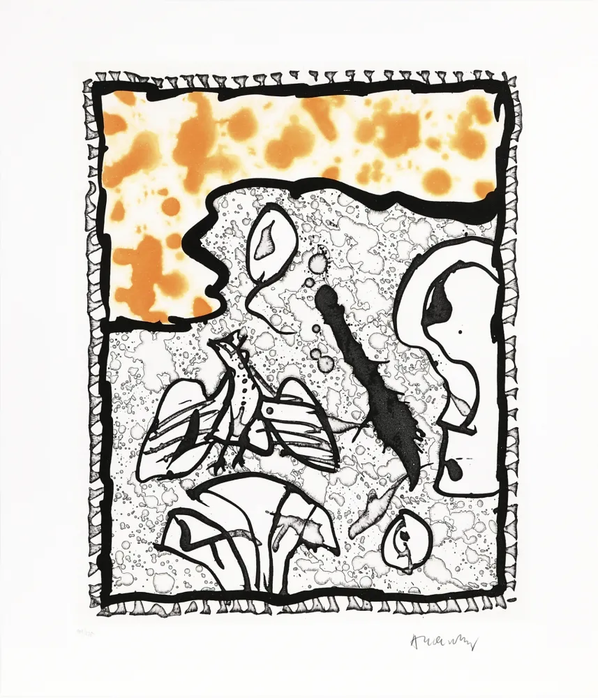 Линогравюра Alechinsky - Traité des excitants modernes 01