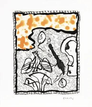 Линогравюра Alechinsky - Traité des excitants modernes 01