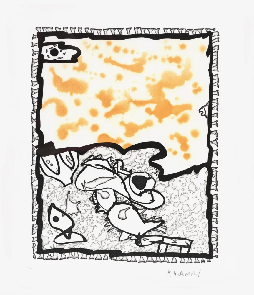 Линогравюра Alechinsky - Traité des excitants modernes 05