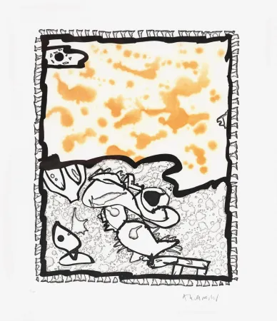 Линогравюра Alechinsky - Traité des excitants modernes 05