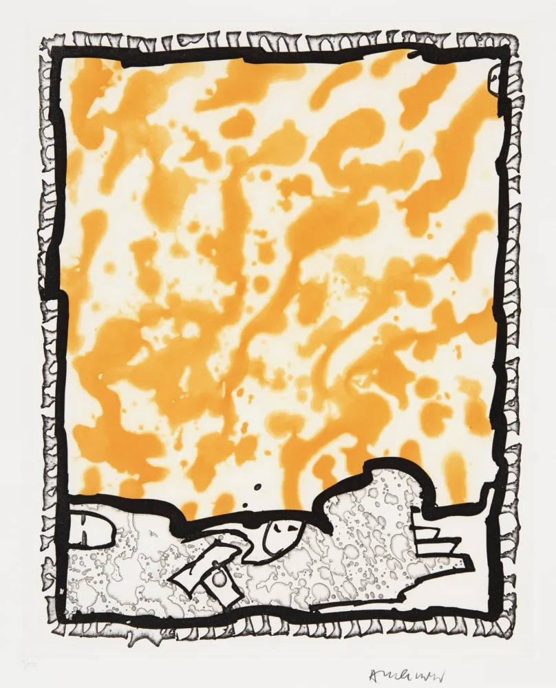 Линогравюра Alechinsky - Traité des excitants modernes 06