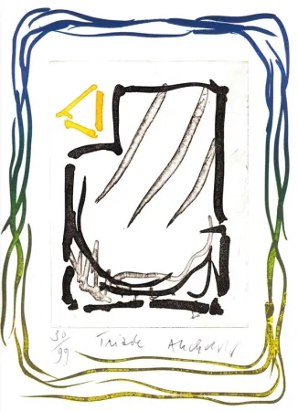 Литография Alechinsky - Triade 