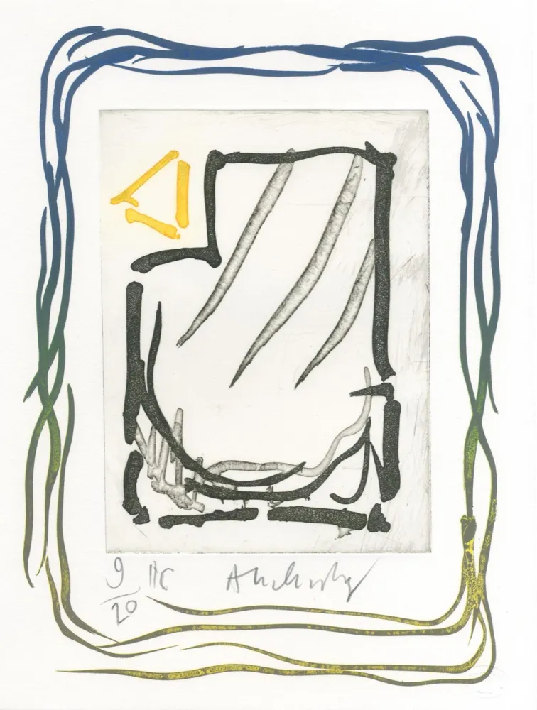 Офорт Alechinsky - Triade