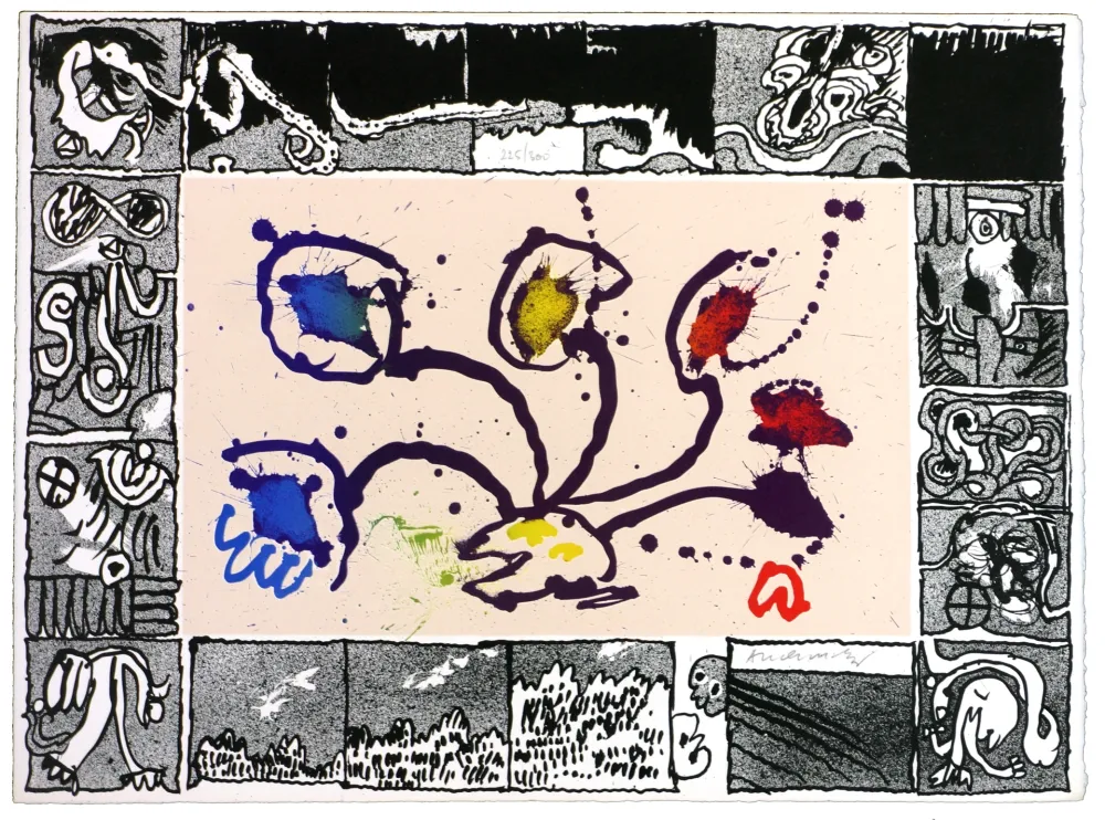 Литография Alechinsky - Tribord