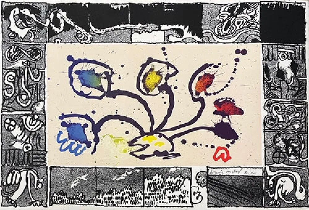 Литография Alechinsky - Tribord