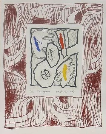 Гравюра На Дереве Alechinsky - Trilogisme