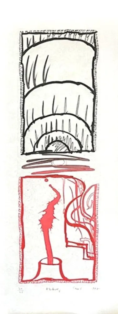 Гравюра Alechinsky - Trio