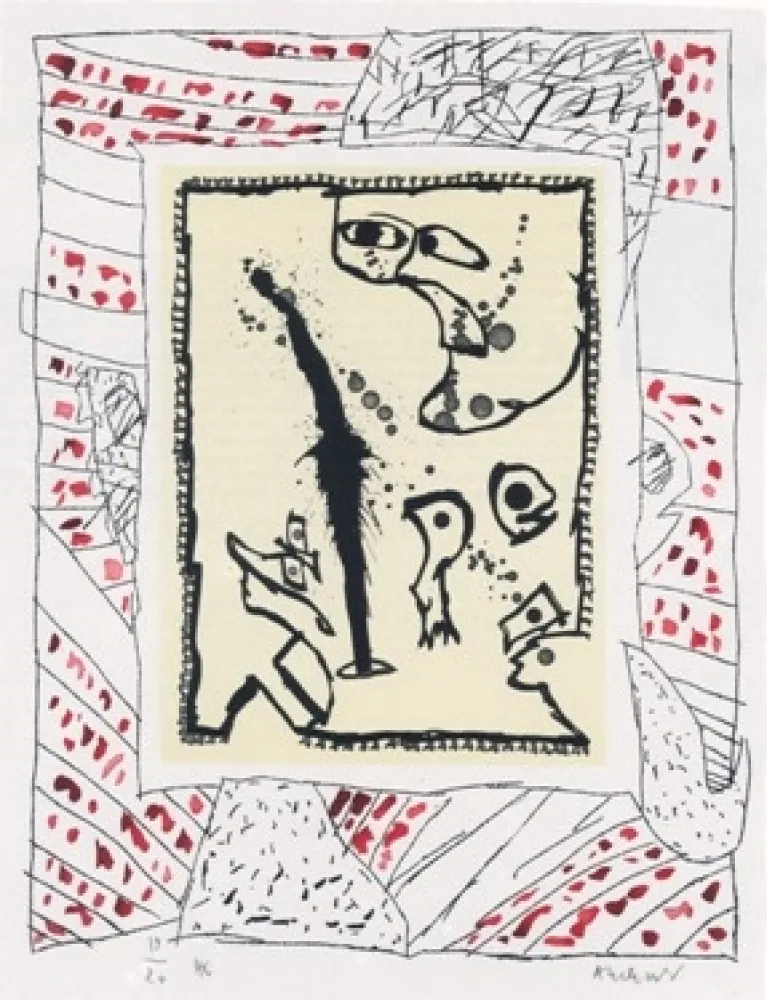 Акватинта Alechinsky - Troll