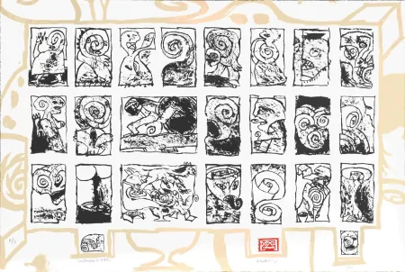 Сериграфия Alechinsky - Ubu Roi