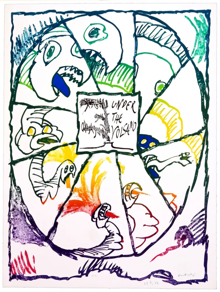 Литография Alechinsky - Under de Volcano