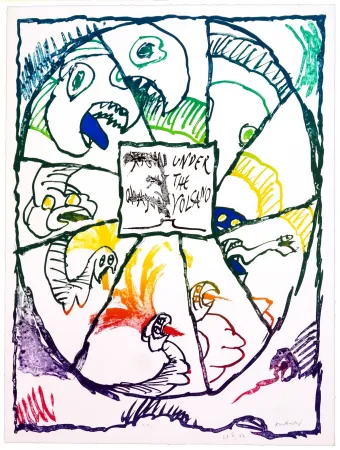 Литография Alechinsky - Under de Volcano