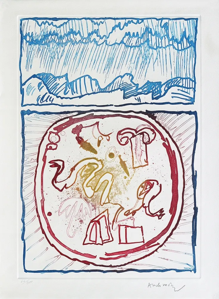 Офорт Alechinsky - Underground