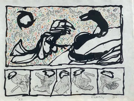 Гравюра Alechinsky - Untitled