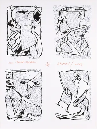 Литография Alechinsky - Untitled 
