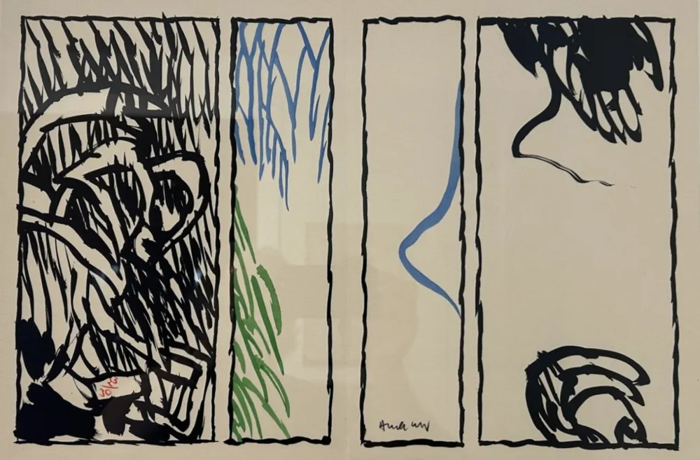 Литография Alechinsky - Vacillations (with Watercolor)