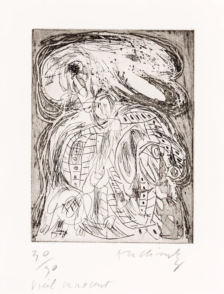 Офорт Alechinsky - Vieil innocent