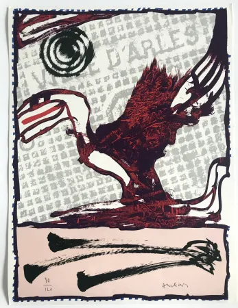 Литография Alechinsky - Ville d'Arles