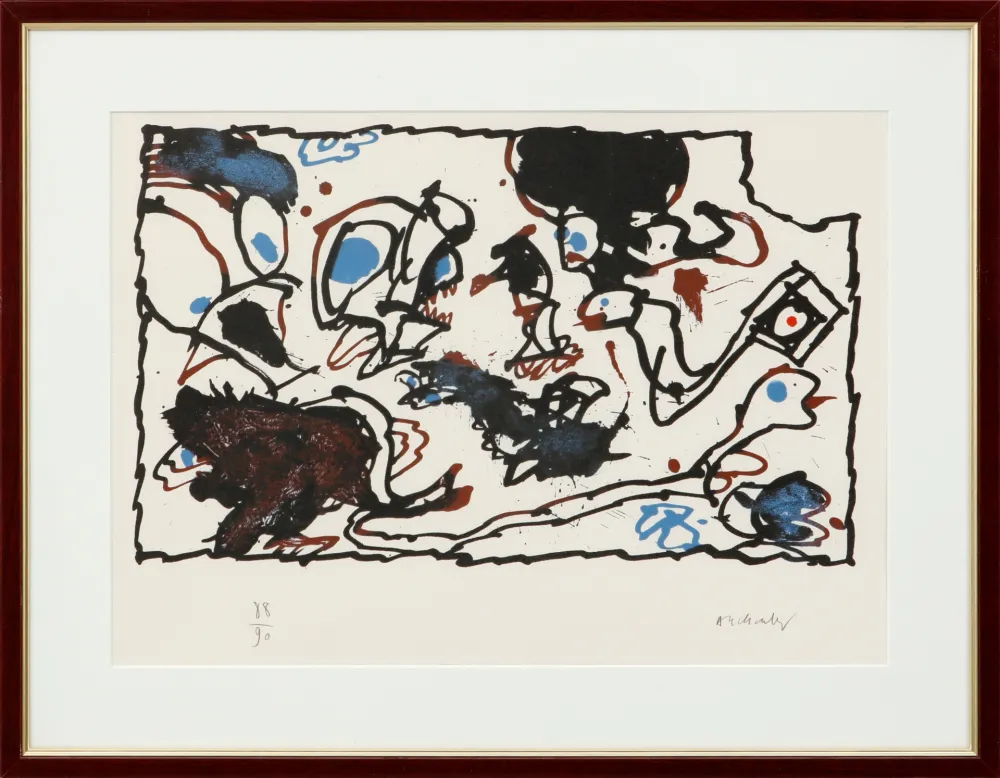 Литография Alechinsky - Vivier