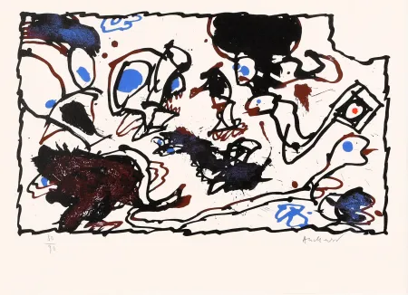 Литография Alechinsky - Vivier