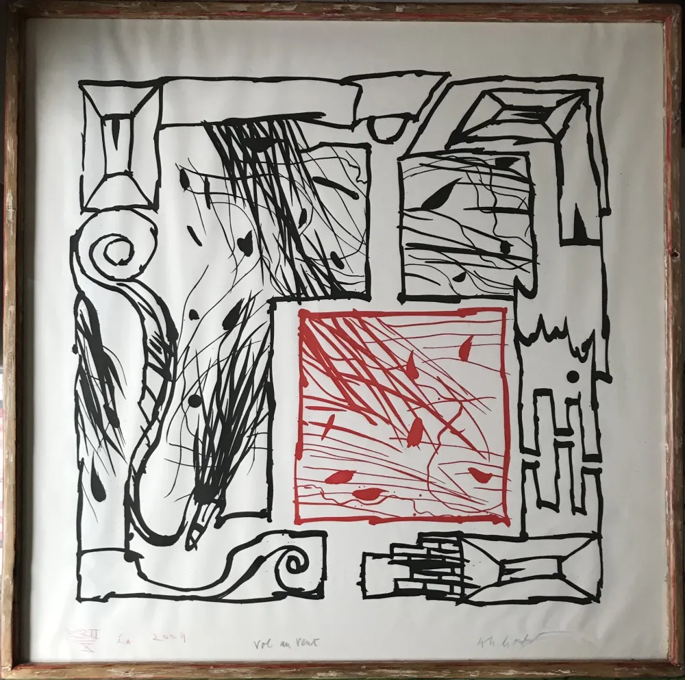 Офорт И Аквитанта Alechinsky - Vol au vent